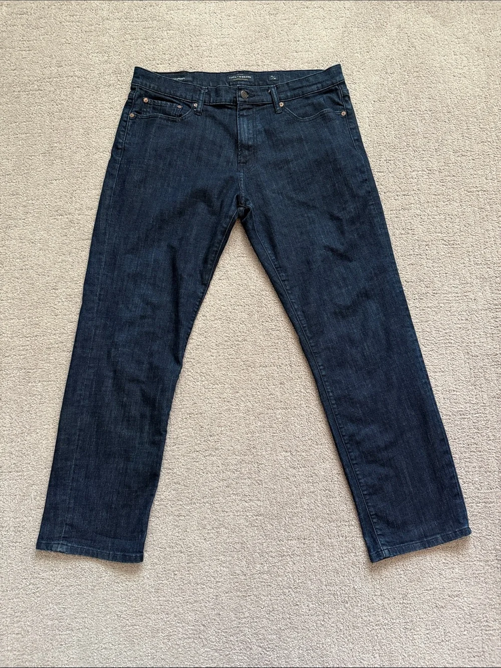 Lucky Brand Men's 221 Straight Jeans in Dark Blue Wash - 36 x 32